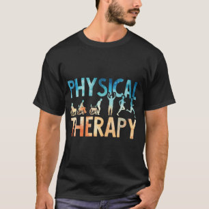 Fysikalisk terapiassistent med fysikterapi t shirt