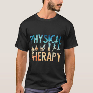 Fysikalisk terapiassistent med fysikterapi t shirt