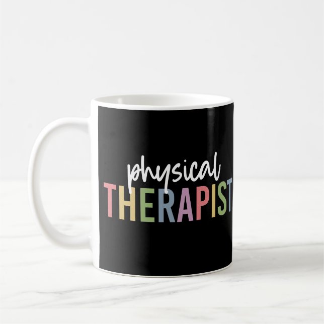 Fysikalisk terapibehandlare mot PT Student PhysioT Kaffemugg (Vänster)