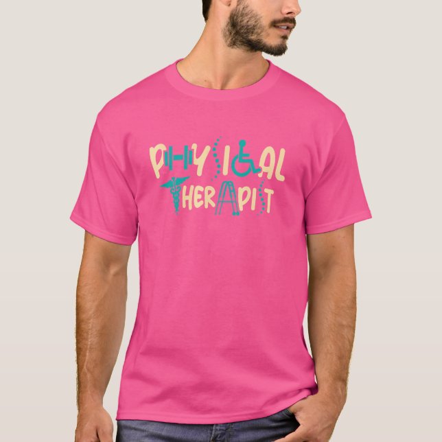 Fysikalisk terapibehandlare tf terapiassistent fys t shirt (Framsida)