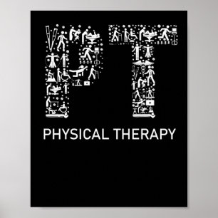 Fysikalisk terapibehandling Gift PT månad Poster