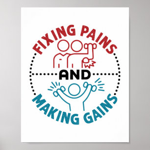 Fysikalisk terapibehandling, korrigeringssmärtor o poster