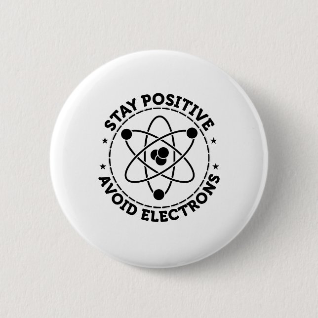 Fysikaliska elektroner | Physics Science Gift Knapp (Framsida)
