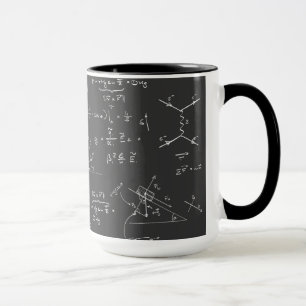 Fysikdiagram och formler mugg