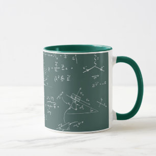 Fysikdiagram och formler mugg
