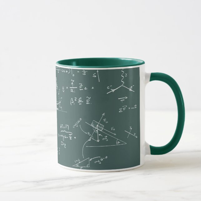 Fysikdiagram och formler mugg (Höger)