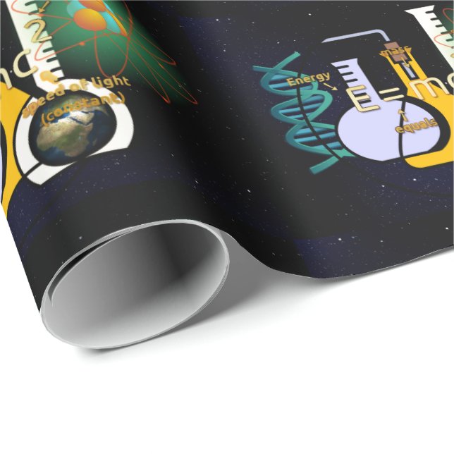 Fysiken är kall presentpapper (Rullad Hörn)