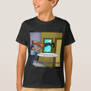 Fysikens lagar & gravitation Roliga presenter & t- T-shirt