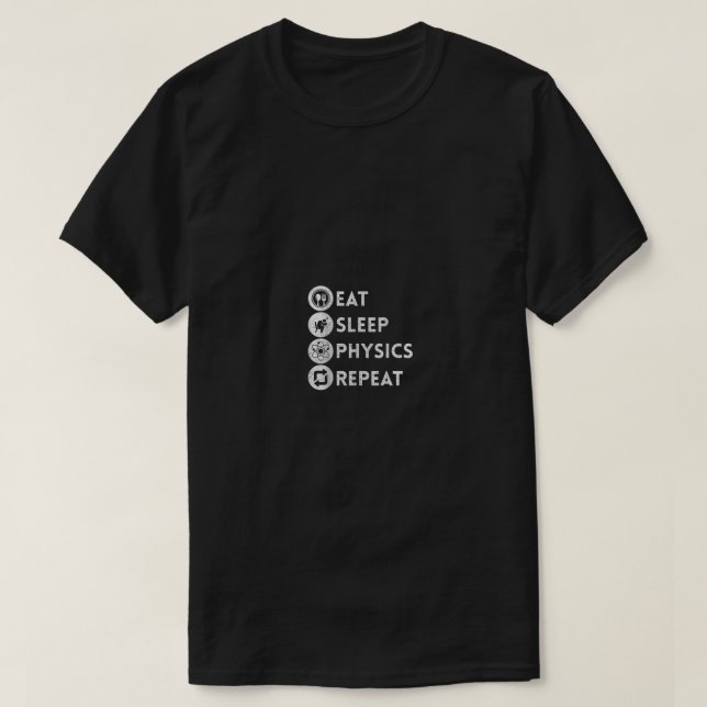 Fysiker fysiker Lärare Gift Physics T Shirt (Design framsida)