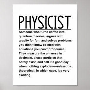 Fysiker Poster