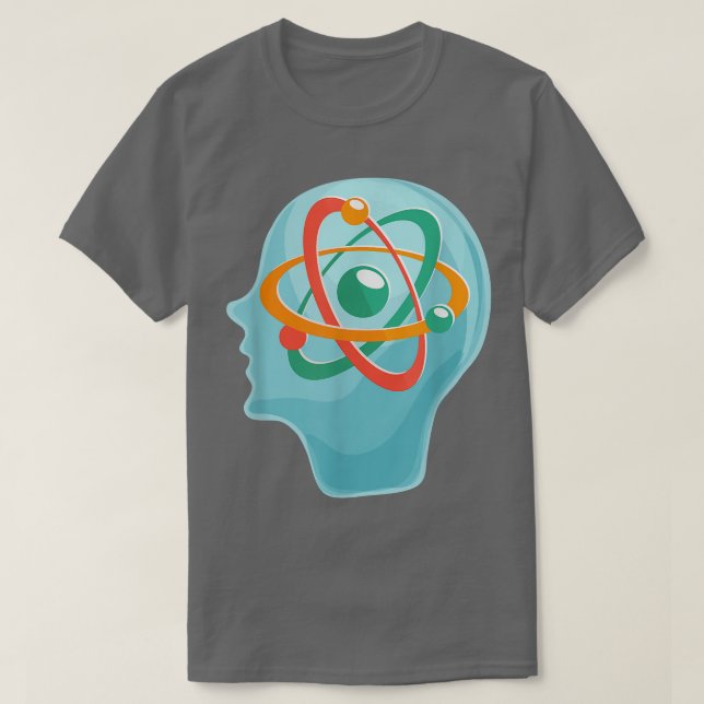 fysiker Science Atom Electrons Scientist Quantum T Shirt (Design framsida)