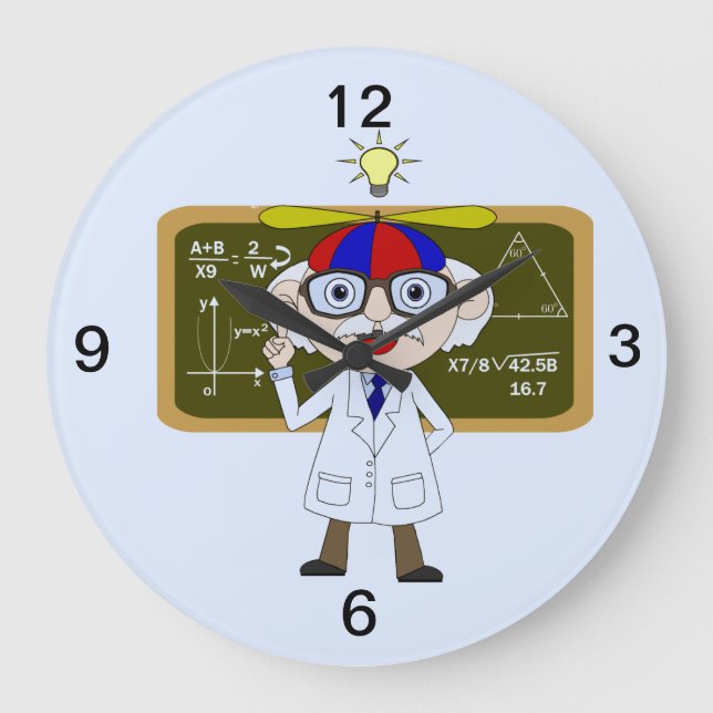 Fysiker som upptäcker människans stor klocka (Framsida)