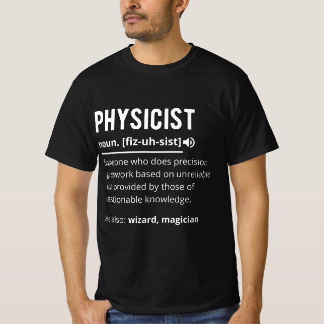 fysiker t shirt (Framsida)