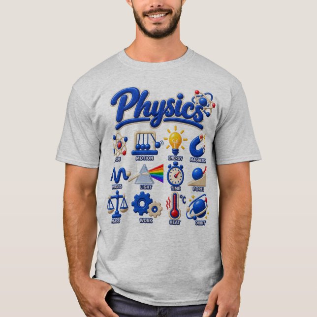 Fysiklärare T-shirt, Science STEM Tröja (Framsida)