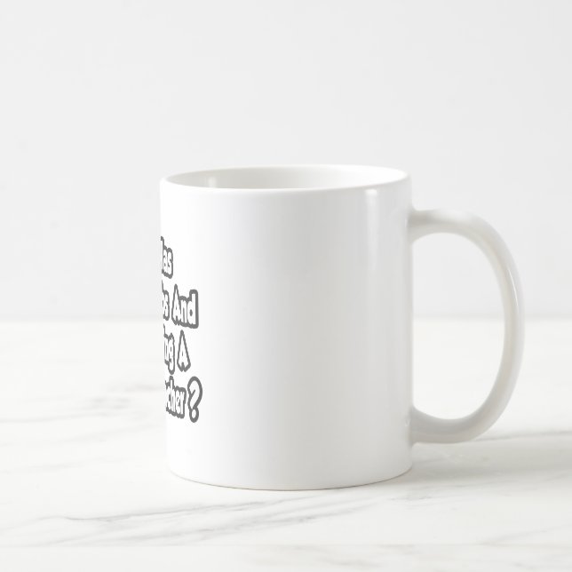 Fysikläraren skämtar.. två tummar kaffemugg (Höger)