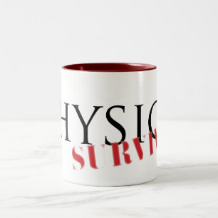 FysikÖverlevande Två-Tonad Mugg