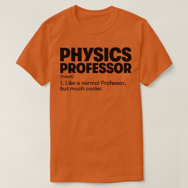 Fysikprofessorn T Shirt (Design framsida)