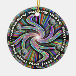 Fysikprydnad Julgransprydnad Keramik