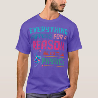 fysikvetenskapsfysiker fysiker t shirt