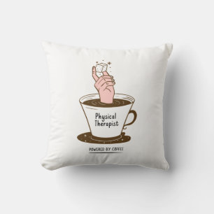 Fysioterapeut Driven Av Kaffe Kudde