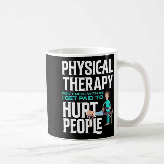 Fysioterapeut Rolig Fysioterapi Kaffemugg (Höger)