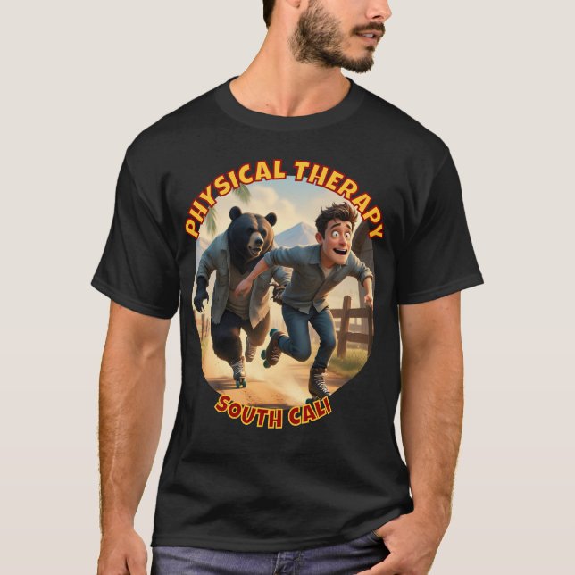 Fysioterapi - Kalifornien  T Shirt (Framsida)