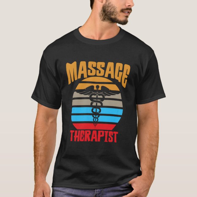 Fysioterapi LMT Massageterapeut T Shirt (Framsida)