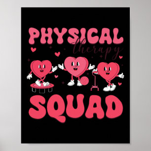 Fysioterapi Squad Alla Hjärtans Dag Pt Pta Vale Poster