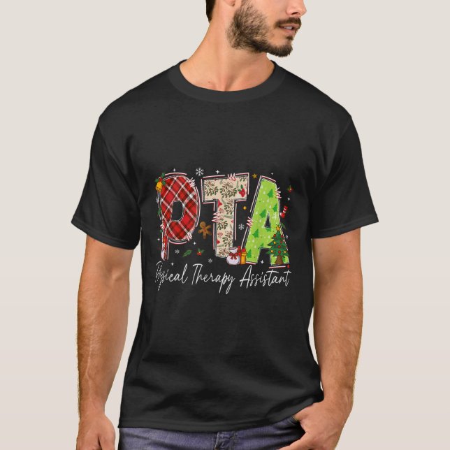 Fysioterapi Therast Istant Pta Santa Jul T Shirt (Framsida)