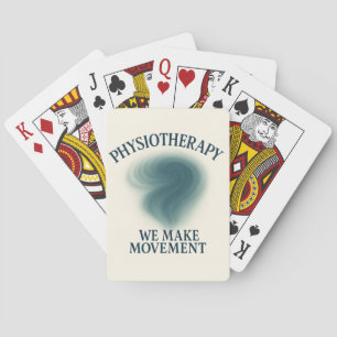 Fysioterapi vi gör rörelse - modern konst casinokort