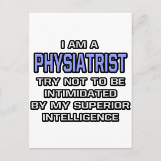 Fysirikerska joke ... Överlägsen intelligens Vykort