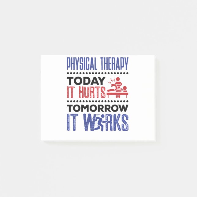 Fysisk behandling idag Ontr den imorgon den funger Post-it Block (Framsida)