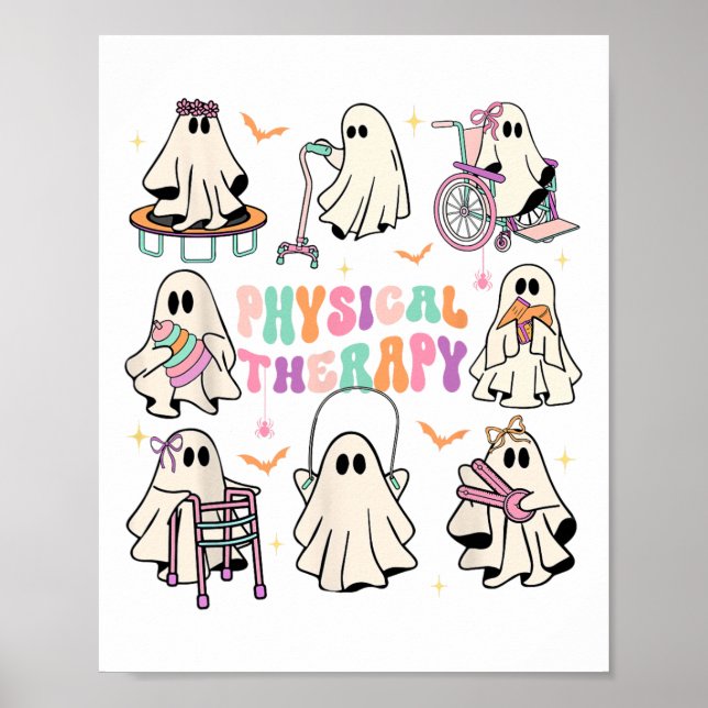 Fysisk behandling med Ghost Hallowee Poster (Framsidan)