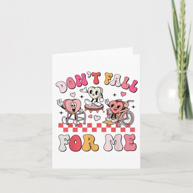 Fysisk behandling Pt Valentines day faller inte un Kort (Framsida)