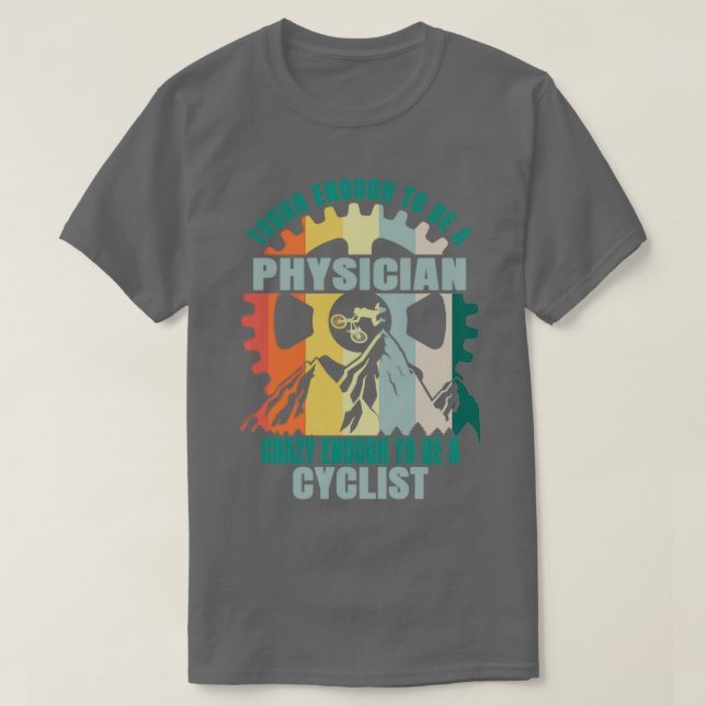 Fysisk cyklist design t shirt (Design framsida)