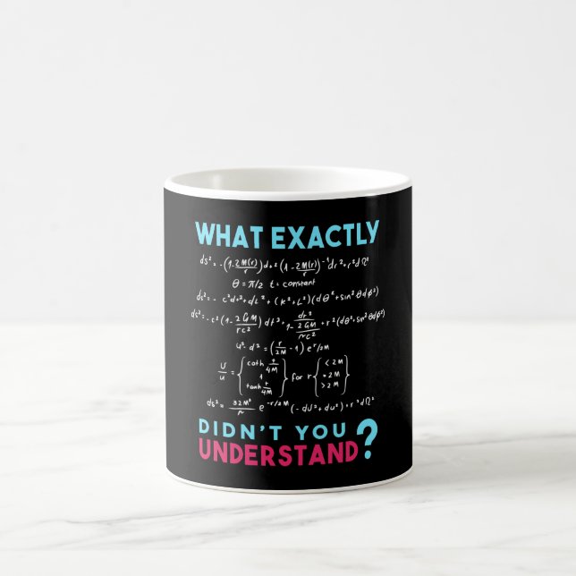Fysisk formel Joke lustig Math Kaffemugg (Center)
