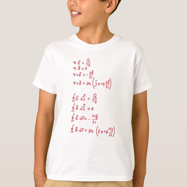 Fysisk formel t shirt (Framsida)