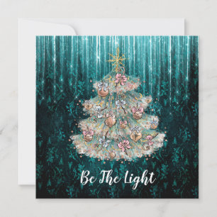 *~* Fysisk julhelg i New Age Andlig Julkort