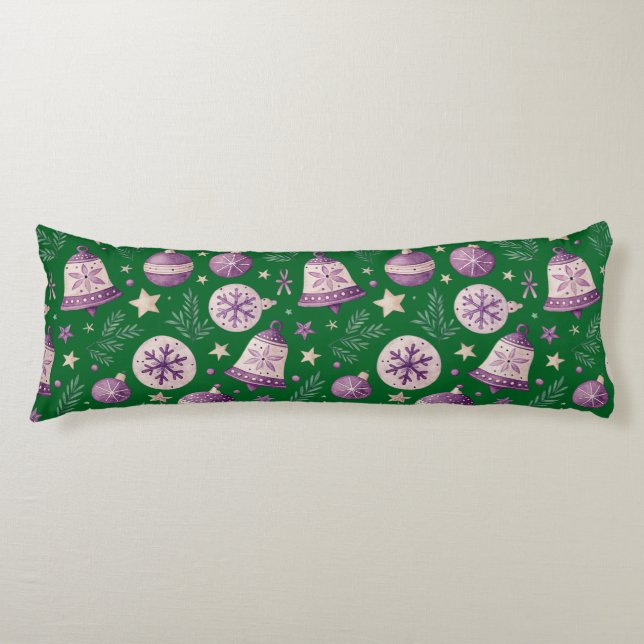 Fysisk julklapp med Lila Klockor & Kroppskudde (Framsidan)