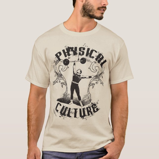 Fysisk kultur - Oldtime Circus Strongman Shirt Tee (Framsida)
