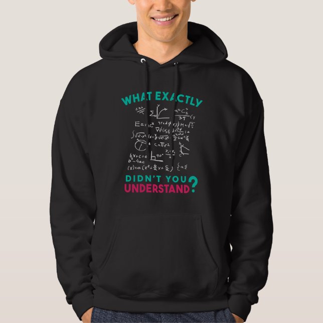 Fysisk matematisk formel-Joke Hoodie (Framsida)