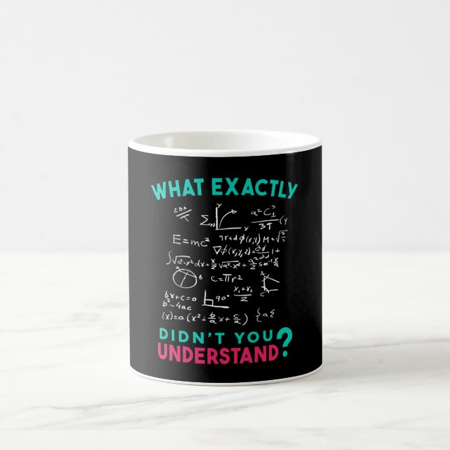 Fysisk matematisk formel-Joke Kaffemugg (Center)
