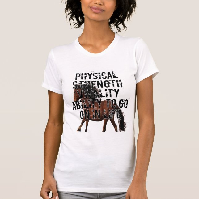 fysisk styrka livskraft t shirt (Framsida)