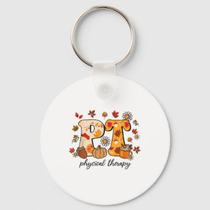 Fysisk terapeut Shirt Pt Fall Thanksgiving Autu Nyckelring