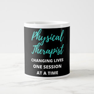 Fysisk terapeutisk ändring lever en session jumbo mugg