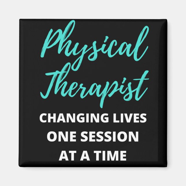 Fysisk terapeutisk ändring lever en session magnet (Framsidan)