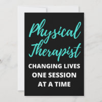 Fysisk terapeutisk ändring lever en session