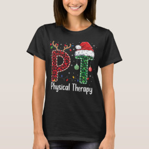 Fysisk terapeutisk jultomte - dopterapist t shirt