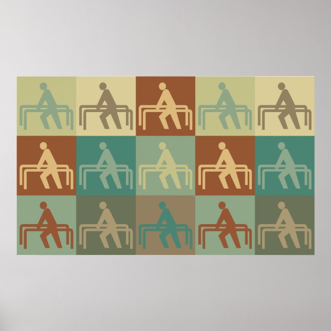 Fysisk terapeutisk poppgraf poster (Framsidan)
