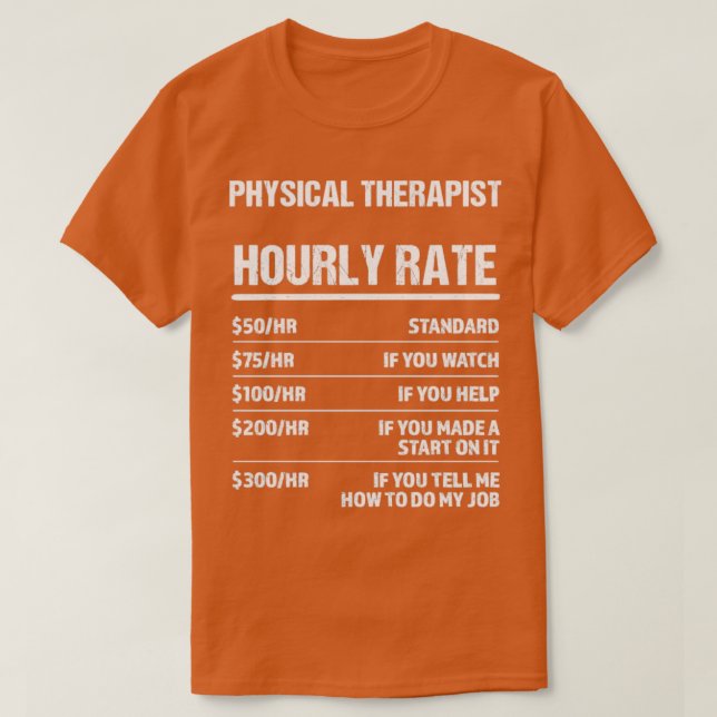 Fysisk terapeutisk timtaxa för nyttigt födelsedag t shirt (Design framsida)